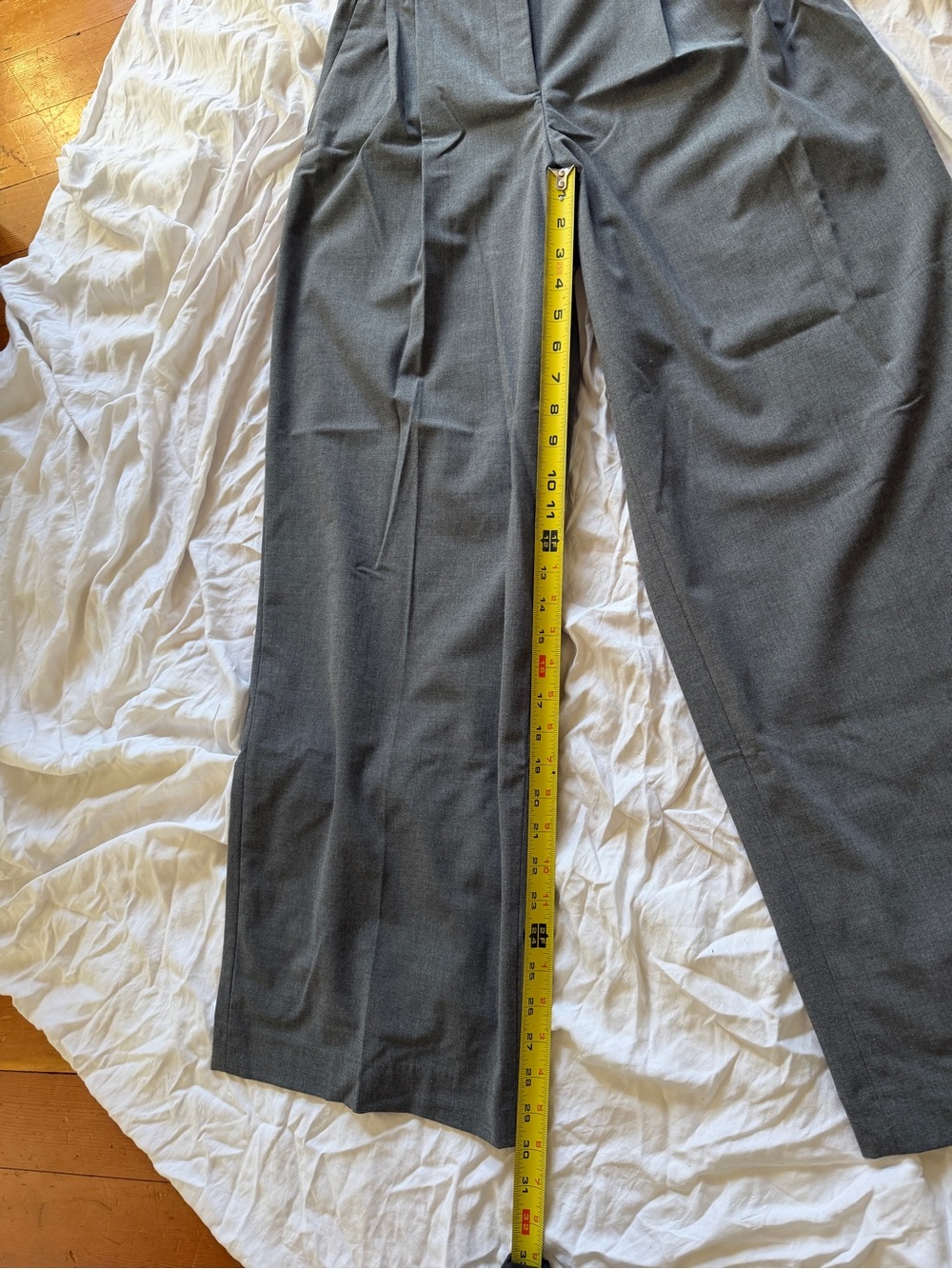 🩶Zara // Wide Leg Pleated Trousers🩶 - Picture 8 of 14